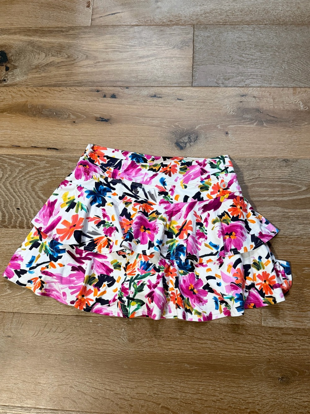 Dona Jo Floral Women’s Tennis Skort Skirt Size Large
